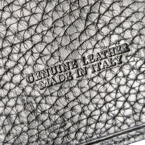 Valentina Black Leather Wallet - Picture 4 of 12